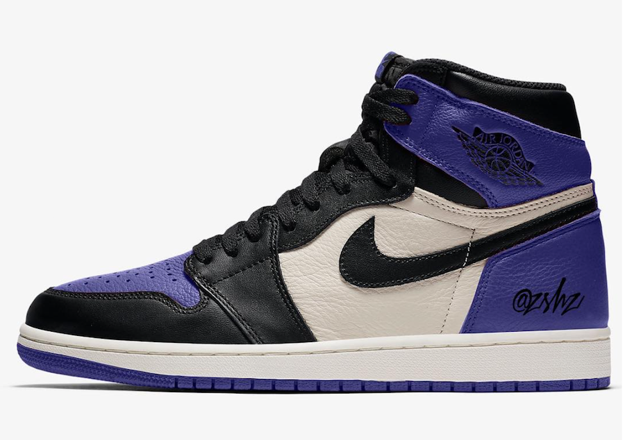 jordan 1 court purple black toe