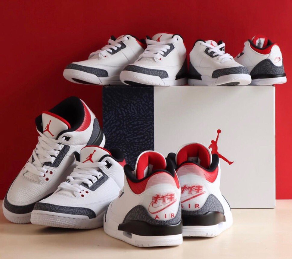 8月8日発売】Nike Air Jordan 3 SE-T Denim “White/Fire Red